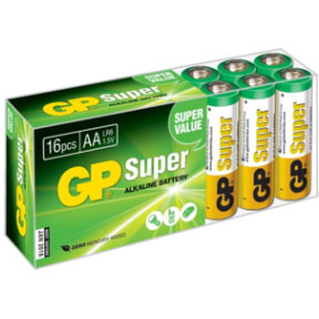 GP Batteries Battery Super Alkaline LR6/AA 1,5V  (16)
