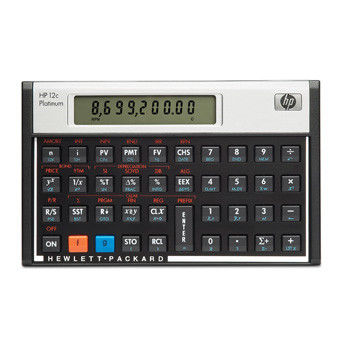 HP HP 12CPL financial calculator Platinum (UK manual)