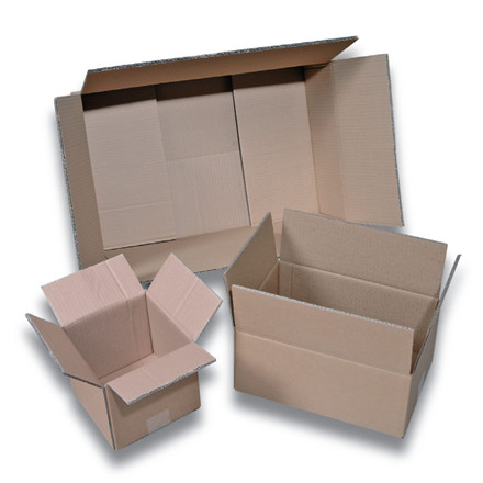 PAPKASSE - SK-185 - FORMAT 379 X 284 X 165 MM - FARVE BRUN