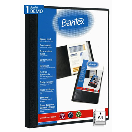 INDSTIK DEMO MAPPE A4 40S SORT