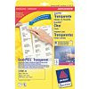 TRANSPARENTE ETIKETTER 200 STK AVERY L7565-25 