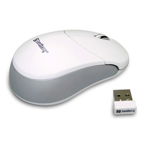 Sandberg Wireless Design Mouse Silver