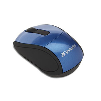 Verbatim Optical Mini Travel Mouse USB Caribbean Blue