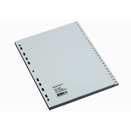 REGISTER BANTEX PP GRÅ A4 1-100