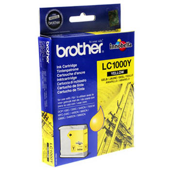 Brother LC1000Y ink cartridge yellow