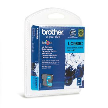 Brother LC980C ink cartridge cyan 260 pages (blister)