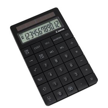 Canon X Mark I desk display calculator black >design<