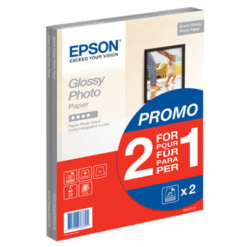 Epson A4 Glossy Photo Paper 255 g (2x20) - Silver