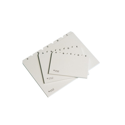 KARTOTEKALFABET PLAST 2 VARIANTER