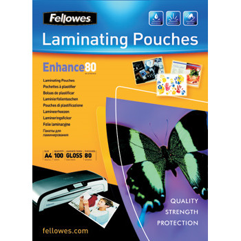 Fellowes Lamineringslommer A4 80 micron (100)