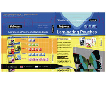 Fellowes Lamineringslommer m/huller 228x303 80 micron (100)