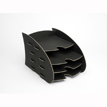 Fellowes Earth multishelf letter tray black