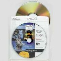 Fellowes CD sleeves m/vindue t/boks(25)