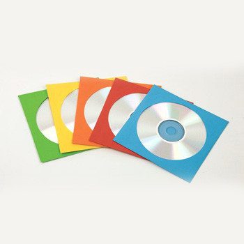Fellowes CD Paper Envelopes Coloured (50)
