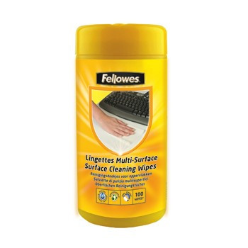 Fellowes Surface cleaning Wipes Drum
