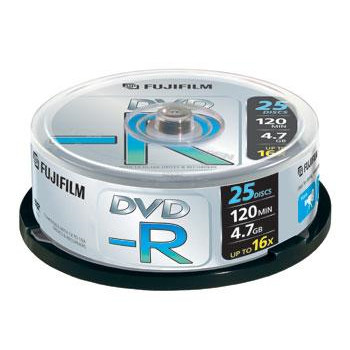 Fuji DVD-R 4.7 GB 16x Cakebox (25)