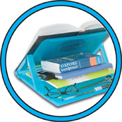 PORTA-BOOK HOLDER I SORT PASSER TIL 15,4" PC 