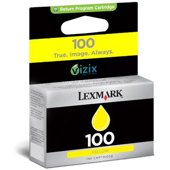 Lexmark No100 Yellow ink cartridge blister pack