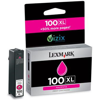 Lexmark No100 XL Magenta ink cartridge blister pack