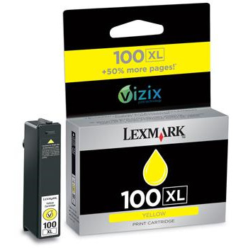 Lexmark No100 XL Yellow ink cartridge blister pack