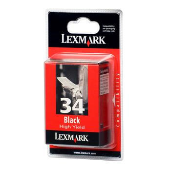 Lexmark No34 XL Black inkcartridge blister pack