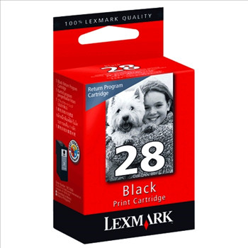 Lexmark No28 Black ink cartridge blister pack