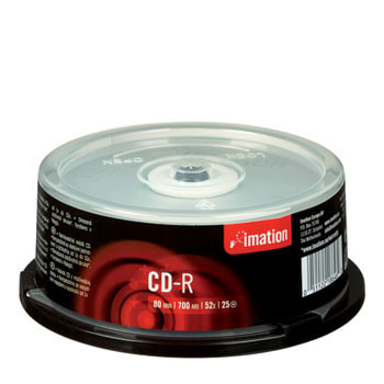 Imation CD-R 700/80min 52x Spindle (25)