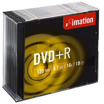 Imation DVD+R 4,7GB 16x speed slim(10)