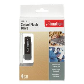 Imation Imation USB Swivel Flash Drive   4GB