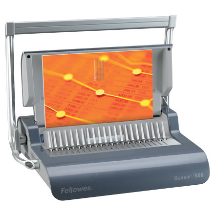 Fellowes Indbindingsmaskine Quasar 500 Manuel Plastic Comb