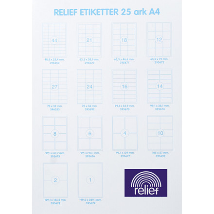 ETIKET KOPI RELIEF 48,5X25,4MM