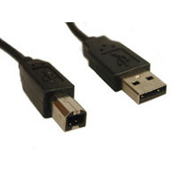 Sandberg USB kabel 2.0A-B han 1,8m sort