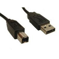 Sandberg USB kabel 2.0 A-B han 5m sort