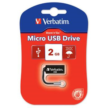 Verbatim USB key MEM-Drive 2GB Store 'N' Go Micro