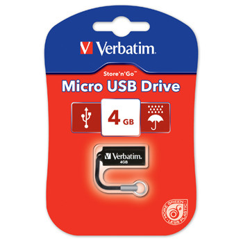 Verbatim USB key MEM-Drive 4GB Store 'N' Go Micro