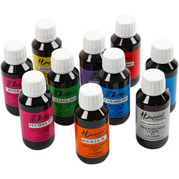Dupont silkemaling - sortiment, ass. farver, 10x125 ml