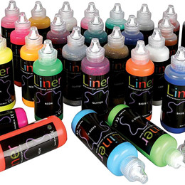 3D Liner - STORKØB, ass. farver, 42x80 ml