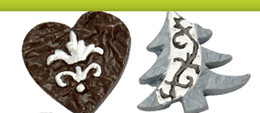 Stickers i plast og acryl