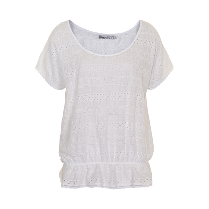OCCUPIED VIOLETTE  BLOUSE 012212