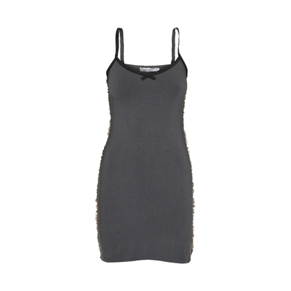 OCCUPIED DITE SLIP DRESS 011711