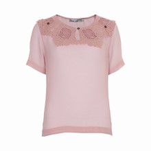 OCCUPIED FIONA S/S BLUSE 012904