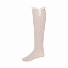 CREAM GRETA STOCKING 12300