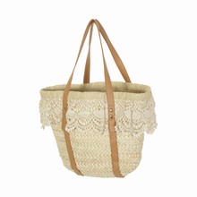 CREAM KIRA STRAW BAG 12400
