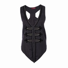 Cream Melody Drip Vest 60542
