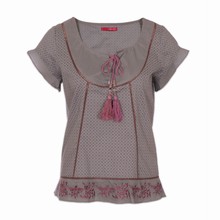 Cream Bell Bluse 60571