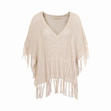 CREAM BASIA PONCHO 62003