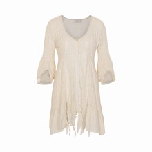 CREAM LOVE LACE TUNIC 62280