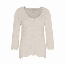 CREAM ABELONE CARDIGAN 62301