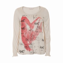 CREAM VALENTINE TEE 631468
