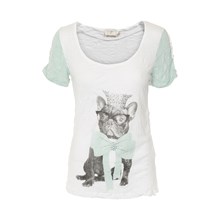 CREAM JULIA T-SHIRT